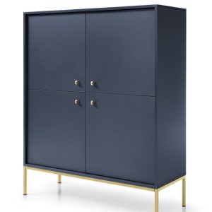 Komoda MONAKO do salonu MK104 – granat + stelaż złoty 312359 Komoda MONAKO do salonu MK104 – granat + stelaż złoty 312359