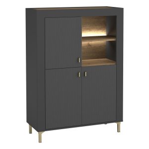 Komoda Mossa 3D MO05 z oświetleniem LED 508376 Komoda Mossa 3D MO05 z oświetleniem LED 508376