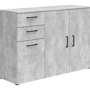 Komoda MultiDo 120 cm z 3 drzwiami i 2 szufladami jasny atelier 755952 Komoda MultiDo 120 cm z 3 drzwiami i 2 szufladami jasny atelier 755952