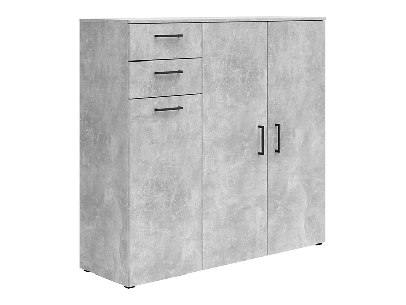 Komoda MultiDo 120 cm z 3 drzwiami i 2 szufladami jasny atelier 755951