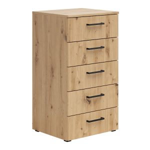 Komoda MultiDo 45 cm z 5 szufladami dąb artisan 292999 Komoda MultiDo 45 cm z 5 szufladami dąb artisan 292999