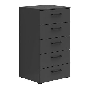 Komoda MultiDo 45 cm z 5 szufladami grafitowa 293000 Komoda MultiDo 45 cm z 5 szufladami grafitowa 293000