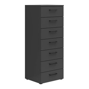 Komoda MultiDo 45 cm z 7 szufladami grafitowa 292553 Komoda MultiDo 45 cm z 7 szufladami grafitowa 292553