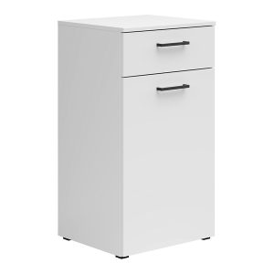Komoda MultiDo 45 cm z drzwiami i szufladą biała 292529 Komoda MultiDo 45 cm z drzwiami i szufladą biała 292529