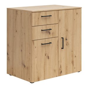 Komoda MultiDo 80 cm z 2 drzwiami i 2 szufladami dąb artisan 292541 Komoda MultiDo 80 cm z 2 drzwiami i 2 szufladami dąb artisan 292541