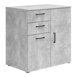 Komoda MultiDo 80 cm z 2 drzwiami i 2 szufladami jasny atelier 755950 Komoda MultiDo 80 cm z 2 drzwiami i 2 szufladami jasny atelier 755950