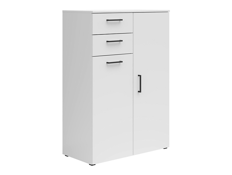 Komoda MultiDo z 2 drzwiami i 2 szufladami biała 292535