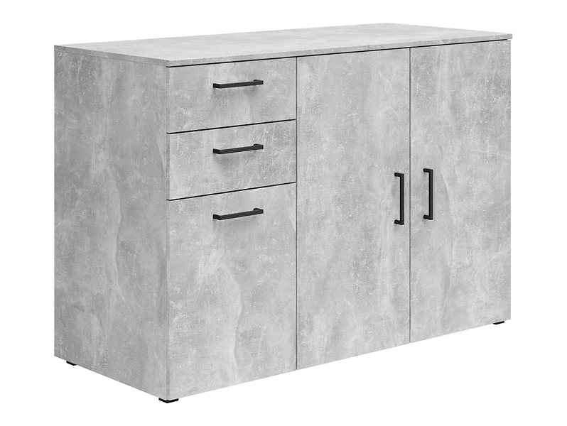 Komoda MultiDo120 cm z 3 drzwiami i 2 szufladami jasny atelier 755953