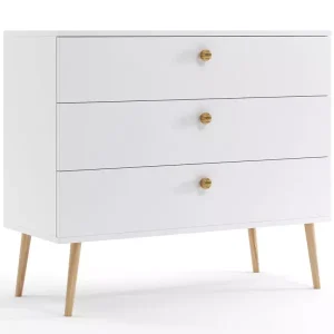 Komoda na nóżkach z 3 szufladami – Zeren 708258 Komoda na nóżkach z 3 szufladami – Zeren 708258