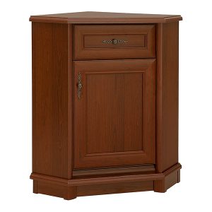 Komoda narożna Kent 60 cm z drzwiami i szufladą kasztan 1531 Komoda narożna Kent 60 cm z drzwiami i szufladą kasztan 1531
