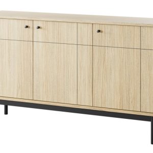Komoda NATURE do przedpokoju w stylu japandi K154-Dąb linea 325503