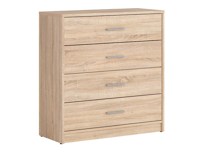 Komoda Nepo Plus 80 cm z 4 szufladami dąb sonoma 29691