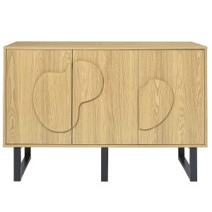 Komoda NORD 3D Loft 120cm Dąb Sonoma Design 763369 Komoda NORD 3D Loft 120cm Dąb Sonoma Design 763369