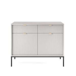 Komoda NOVA KSZ104 Szara ze czarną ramką 298630
