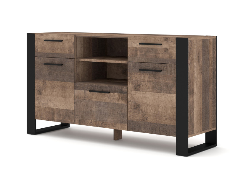 Komoda NUKA C 155 cm dąb grange stojąca 635425