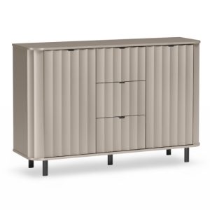 Komoda NUVIA I clay grey 3 szuflady 2 drzwi 990041 Komoda NUVIA I clay grey 3 szuflady 2 drzwi 990041