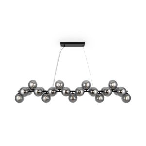 Lampa wisząca czarna DALLAS 25xG9x28W wym: 133,9×23,8×123,5 cm Maytoni 187281