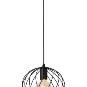 Lampa wisząca czarna DANZA 1xE27x40W wym: 155x25x25 cm Lucide 850275