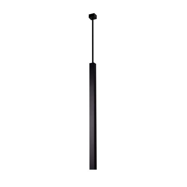 Lampa wisząca czarna DOHA 1xGU10x4W wym: 120x5x5 cm Shilo 846214