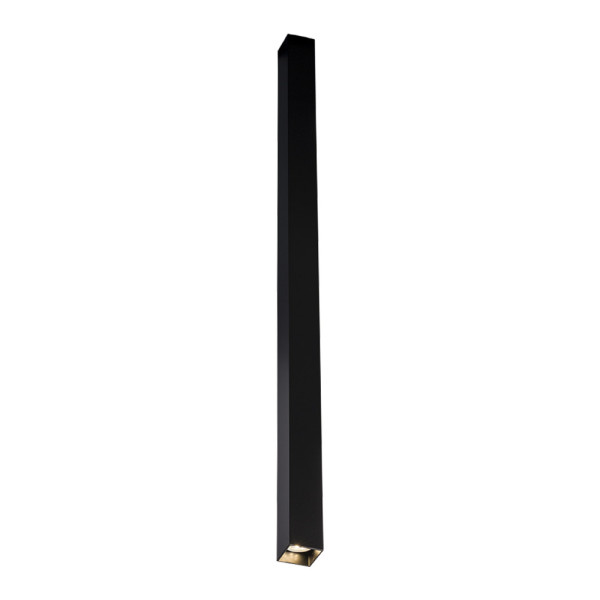 Lampa wisząca czarna DOHA 1xGU10x4W wym: 80x4x4 cm Shilo 846641