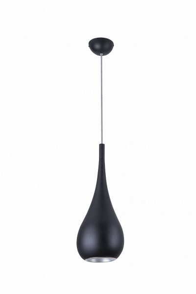 Lampa wisząca czarna DROP 1xE27x40W wym: 120x20x20 cm Maxlight 846286