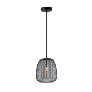 Lampa wisząca czarna-dymiona AMIRIA 1xE27x40W wym: 102×17,5×17,5 cm Italux 846086 Lampa wisząca czarna-dymiona AMIRIA 1xE27x40W wym: 102×17,5×17,5 cm Italux 846086