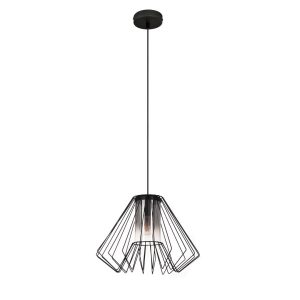 Lampa wisząca czarna-dymiona EMERENCIA 1xE27x40W wym: 120x40x40 cm Rabalux 836167 Lampa wisząca czarna-dymiona EMERENCIA 1xE27x40W wym: 120x40x40 cm Rabalux 836167