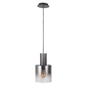 Lampa wisząca czarna-dymiona Javier 1xE27x60W wym: 120x20x20 cm Italux 854430 Lampa wisząca czarna-dymiona Javier 1xE27x60W wym: 120x20x20 cm Italux 854430