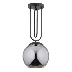 Lampa wisząca czarna-dymiona RITA 1xE27x15W wym: 60x25x25 cm Alfa 837990 Lampa wisząca czarna-dymiona RITA 1xE27x15W wym: 60x25x25 cm Alfa 837990