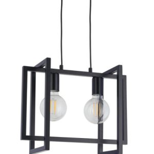 Lampa wisząca czarna Eden 2xE27x15W wym: 80x41x18 cm Sigma Lighting 838021 Lampa wisząca czarna Eden 2xE27x15W wym: 80x41x18 cm Sigma Lighting 838021