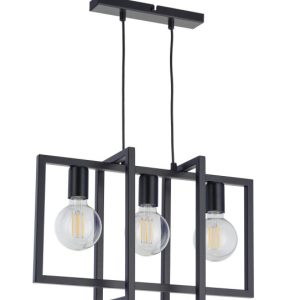 Lampa wisząca czarna Eden 3xE27x15W wym: 80x50x18 cm Sigma Lighting 838029 Lampa wisząca czarna Eden 3xE27x15W wym: 80x50x18 cm Sigma Lighting 838029