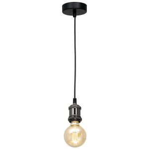 Lampa wisząca czarna EDISON 1xE27x60W wym: 100x10x10 cm Milagro 845877 Lampa wisząca czarna EDISON 1xE27x60W wym: 100x10x10 cm Milagro 845877