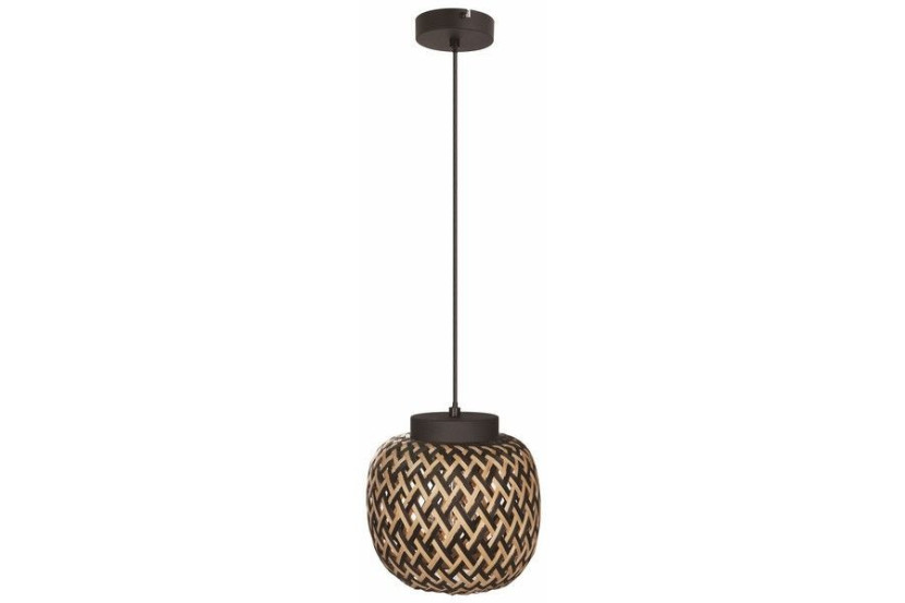 Lampa wisząca czarna Elaine 1xE27x40W wym: 120x20x20 cm Reality 845609