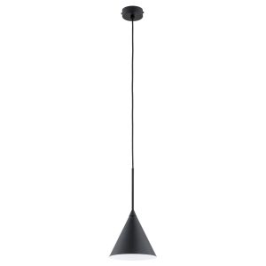 Lampa wisząca czarna FABO 1xE27x15W wym: 90x17x17 cm Alfa 841941 Lampa wisząca czarna FABO 1xE27x15W wym: 90x17x17 cm Alfa 841941