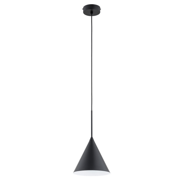 Lampa wisząca czarna FABO 1xE27x15W wym: 90x20,5x20,5 cm Alfa 841990
