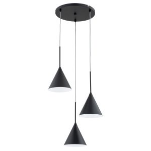 Lampa wisząca czarna FABO 3xE27x15W wym: 95x35x35 cm Alfa 841605 Lampa wisząca czarna FABO 3xE27x15W wym: 95x35x35 cm Alfa 841605