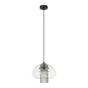 Lampa wisząca czarna FEDER 1xE27x40W wym: 92x25x25 cm Italux 835715 Lampa wisząca czarna FEDER 1xE27x40W wym: 92x25x25 cm Italux 835715