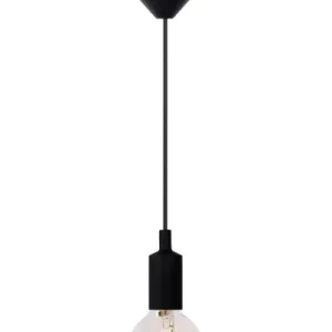 Lampa wisząca czarna FIX 1xE27x60W wym: 110x10x10 cm Lucide 850385