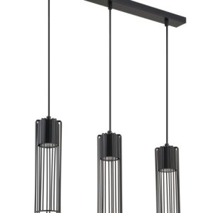 Lampa wisząca czarna Fobia 3xGU10x25W wym: 80x60x7,5 cm Sigma Lighting 837803