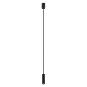 Lampa wisząca czarna FOURTY 1xGU10x10W wym: 133x4x4 cm Nowodvorski Lighting 852763