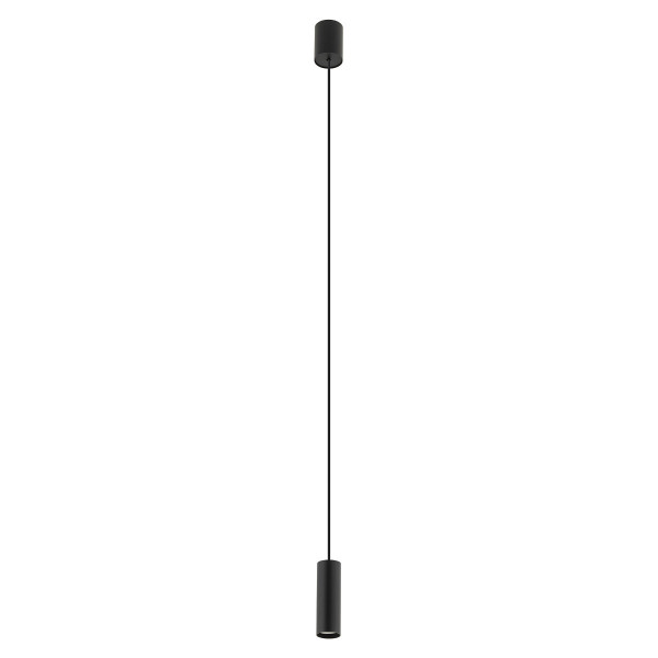 Lampa wisząca czarna FOURTY 1xGU10x10W wym: 133x4x4 cm Nowodvorski Lighting 852763