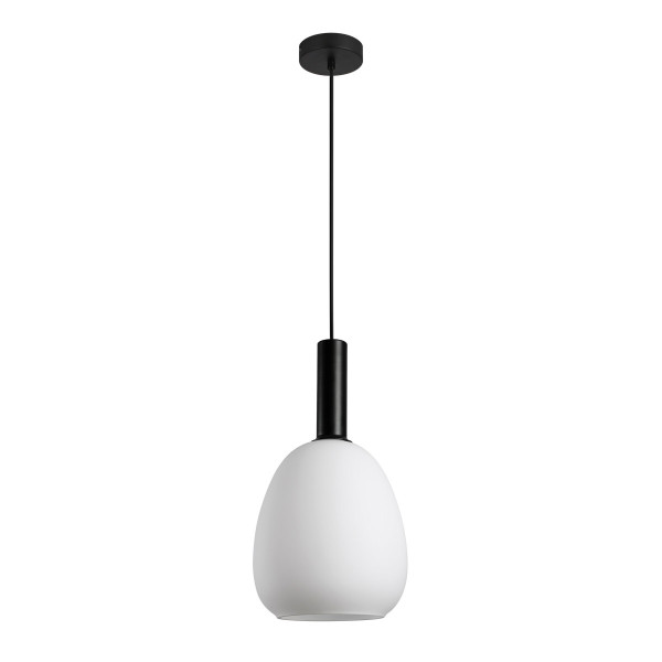 Lampa wisząca czarna GATER 1xE27x40W wym: 120x21x21 cm Italux 835846