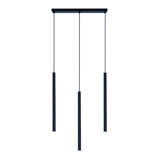 Lampa wisząca czarna GELATO 3xG9x20W wym: 120x45x6 cm Kaja 854240
