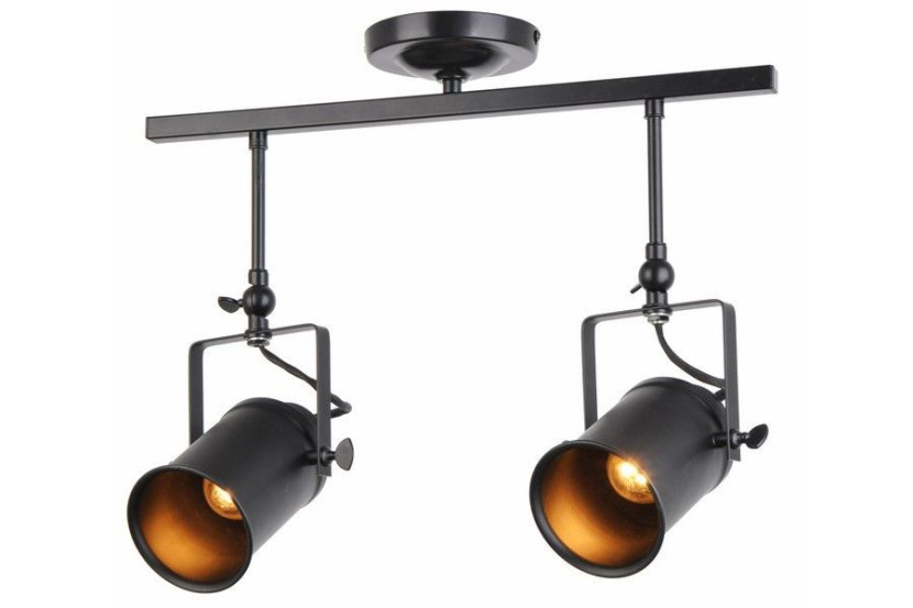 Lampa wisząca czarna Gemma 2xE27x40W wym: 42x55x12 cm Reality 854613