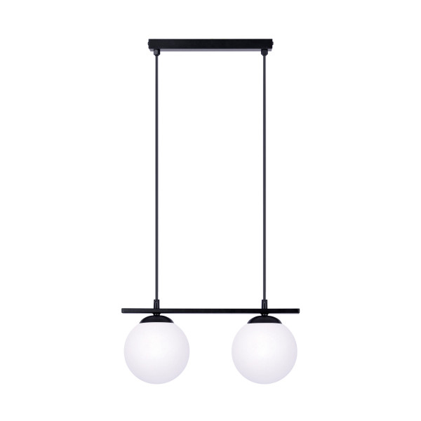 Lampa wisząca czarna GLOBE 2xE14x10W wym: 75x38x15 cm Zuma Line 836325