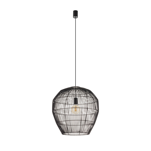 Lampa wisząca czarna HAITI M 1xE27x25W Nowodvorski 846040