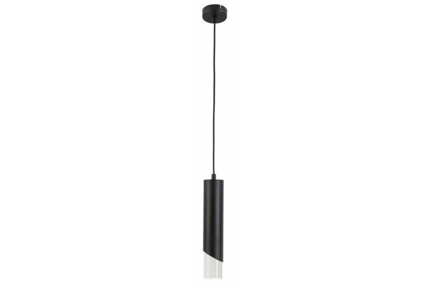 Lampa wisząca czarna Hardin 1xE27x40W wym: 120x6x6 cm Reality 845227