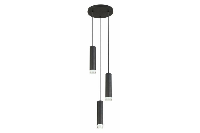 Lampa wisząca czarna Ina 3xE27x40W wym: 120x25x25 cm Reality 845694