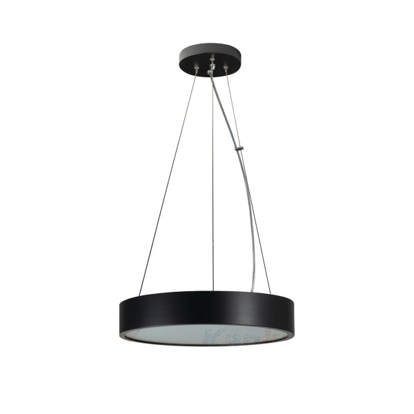 Lampa wisząca czarna JASMIN 2xE27x20W wym: 100x37,5x37,5 cm Kanlux 851932