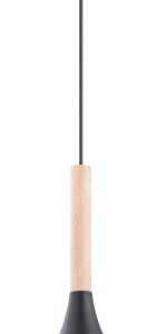 Lampa wisząca czarna-jasne drewno JUICE 1xE27x15W wym: 100x16x16 cm Alfa 841785 Lampa wisząca czarna-jasne drewno JUICE 1xE27x15W wym: 100x16x16 cm Alfa 841785